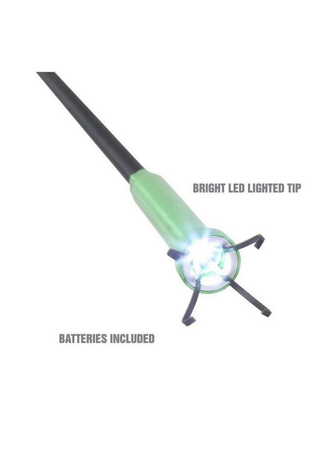 OEMTOOLS Retractable 4 Claw Flexible LED Magnetic Pick Up Tool Green and Black 24 Inch 25399 - Image 5